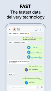 اسکرین شات 2 برنامه Zangi - Private Messenger