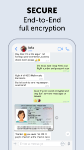 اسکرین شات 4 برنامه Zangi - Private Messenger