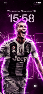 اسکرین شات 2 برنامه Soccer Ronaldo Wallpaper CR7