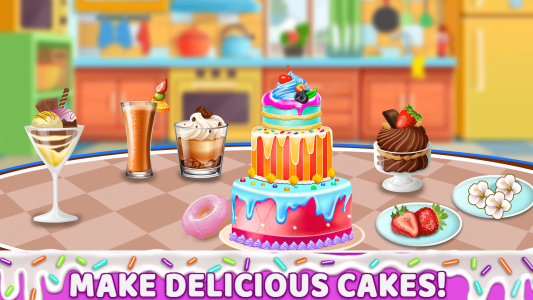 اسکرین شات 4 بازی Sweet Bakery Empire Cake Games