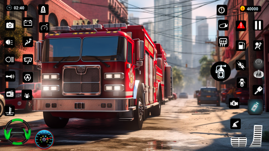 اسکرین شات 1 بازی City Fire Truck: Firefighter