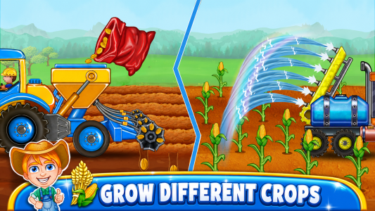 اسکرین شات 3 بازی Tractor Farm Games for Kids