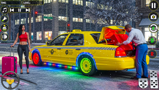 اسکرین شات 1 بازی City Taxi Simulator Car Drive