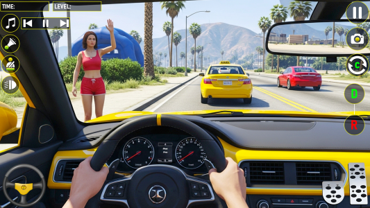 اسکرین شات 3 بازی City Taxi Simulator Car Drive