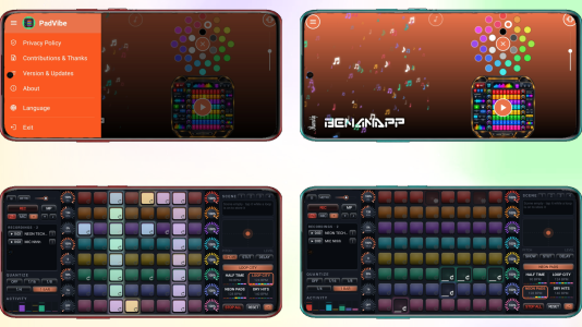 اسکرین شات 5 برنامه PadVibe: Drum Pad Beat Maker