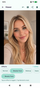 اسکرین شات 2 برنامه Selfish - Selfie Camera