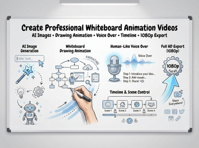 اسکرین شات 8 برنامه Benime: AI Whiteboard Maker