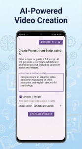 اسکرین شات 3 برنامه Benime: AI Whiteboard Maker