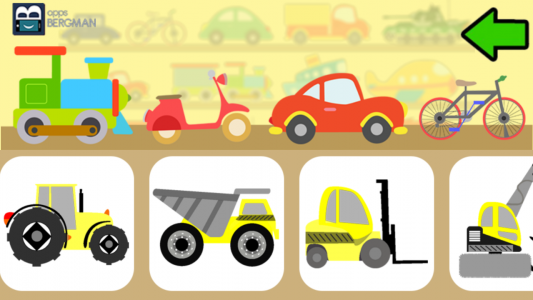 اسکرین شات 4 بازی Vehicles for Kids