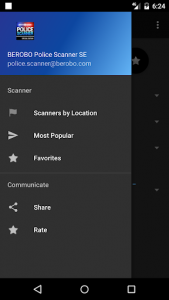 اسکرین شات 4 برنامه Police Scanner Multi-Channel Player