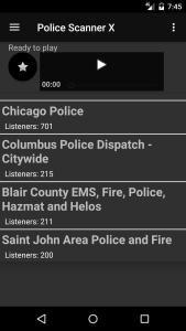 اسکرین شات 3 برنامه Police Scanner X