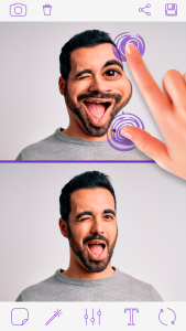 اسکرین شات 1 برنامه Funny Face Photo Editor