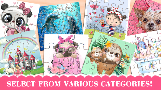 اسکرین شات 2 بازی Puzzles for Girls