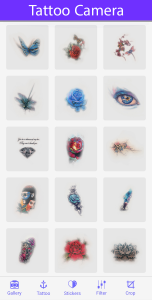 اسکرین شات 3 برنامه Tattoo Photo Editor