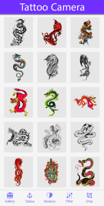 اسکرین شات 2 برنامه Tattoo Photo Editor