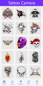 اسکرین شات 4 برنامه Tattoo Photo Editor