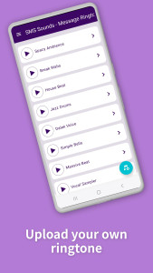 اسکرین شات 2 برنامه SMS Sounds — Message Ringtones