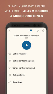 اسکرین شات 2 برنامه Alarm Sounds & Ringtones