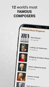 اسکرین شات 1 برنامه Classical Music Ringtones