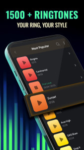 اسکرین شات 1 برنامه Ringtones for Android™
