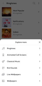 اسکرین شات 8 برنامه Ringtones for Android™