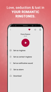 اسکرین شات 2 برنامه Romantic Phone Ringtones