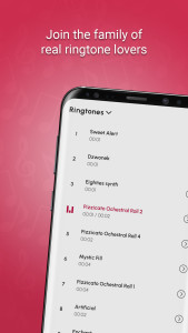 اسکرین شات 1 برنامه SMS Ringtones Pro: Sounds