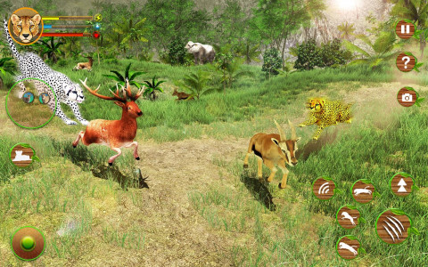 اسکرین شات 4 بازی Cheetah Attack Simulator 3D Game Cheetah Simulator