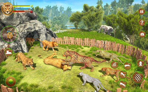 اسکرین شات 1 بازی Cheetah Attack Simulator 3D Game Cheetah Simulator