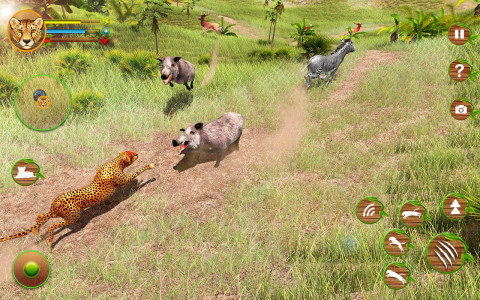 اسکرین شات 3 بازی Cheetah Attack Simulator 3D Game Cheetah Simulator