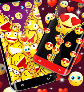 اسکرین شات 1 برنامه Emoji smiley zip locker