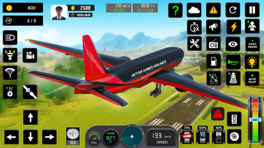 اسکرین شات 1 بازی Flight Simulator : Plane Games