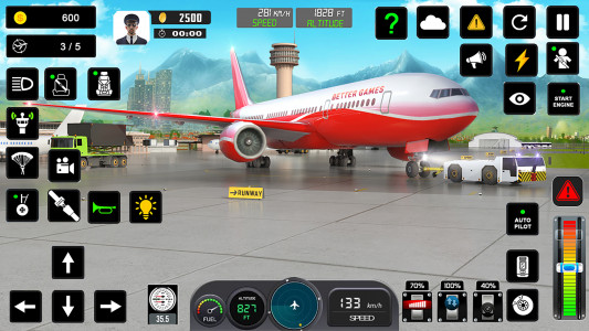اسکرین شات 2 بازی Flight Simulator : Plane Games