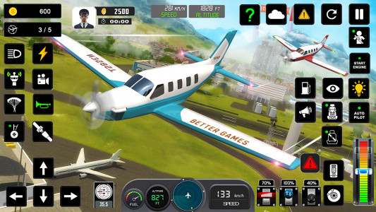 اسکرین شات 5 بازی Flight Simulator : Plane Games