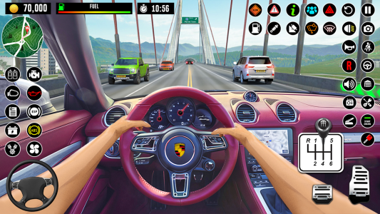 اسکرین شات 4 بازی City Driving School Car Games