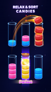 اسکرین شات 2 بازی Candy Sort - Color Puzzle Game