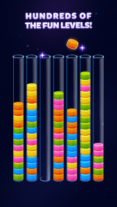 اسکرین شات 1 بازی Candy Sort - Color Puzzle Game