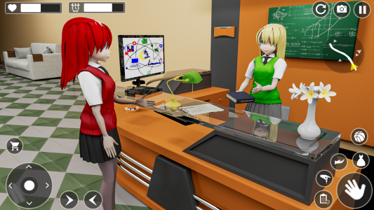 اسکرین شات 6 بازی Anime High School Girl Life 3D