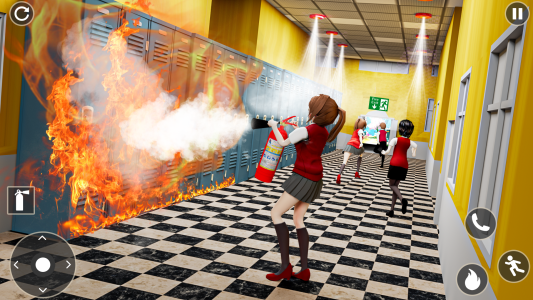 اسکرین شات 4 بازی Anime High School Girl Life 3D