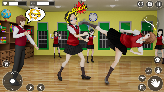 اسکرین شات 8 بازی Anime High School Girl Life 3D