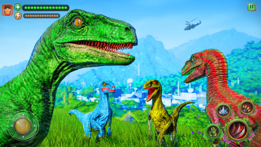اسکرین شات 2 برنامه Real Dino game: Dinosaur Games