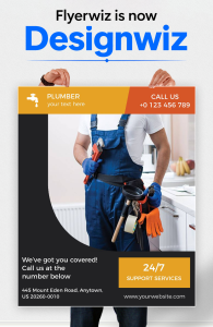 اسکرین شات 1 برنامه Flyer Maker, Poster Maker
