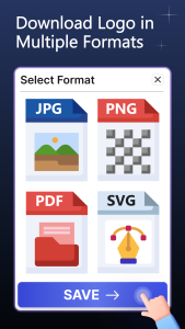 اسکرین شات 3 برنامه AI Logo Generator, Logo Maker