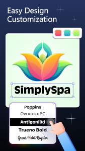 اسکرین شات 2 برنامه Logo Maker, AI Logo Generator