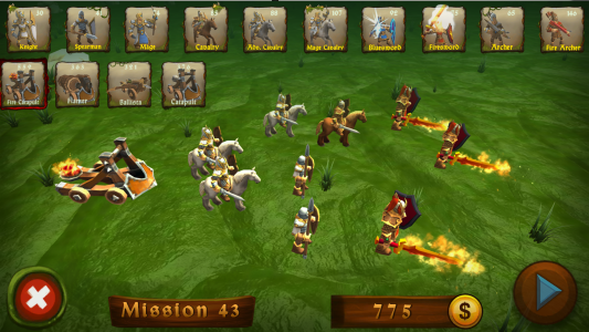 اسکرین شات 1 بازی Battle Sim: Knights vs Dragons