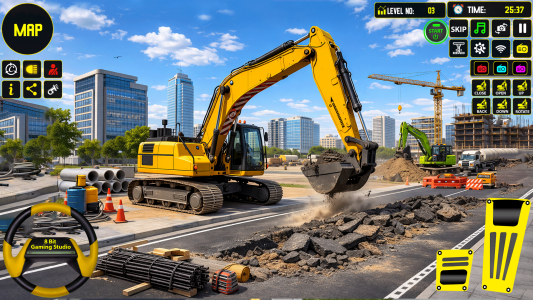 اسکرین شات 2 بازی Road Construction Truck Game