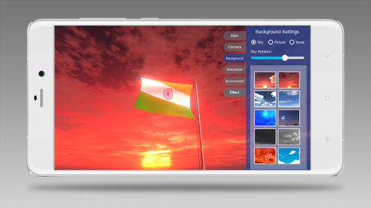 اسکرین شات 4 برنامه 3D Flag Maker