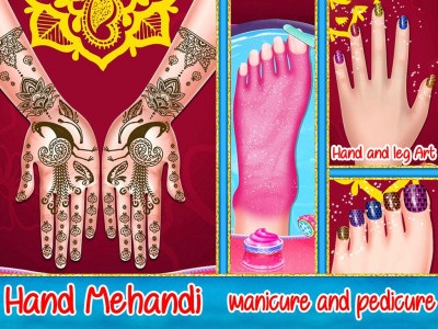 اسکرین شات 5 برنامه Indian Wedding Dress Up Game