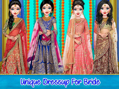 اسکرین شات 2 برنامه Indian Wedding Dress Up Game