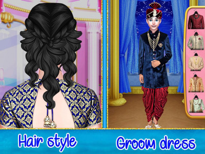 اسکرین شات 6 برنامه Indian Wedding Dress Up Game